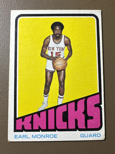 1972 topps earl monroe - topps,