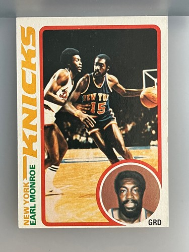 1978 topps earl monroe - topps,