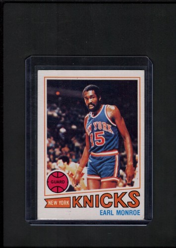 1977 topps earl monroe 6 - topps,
